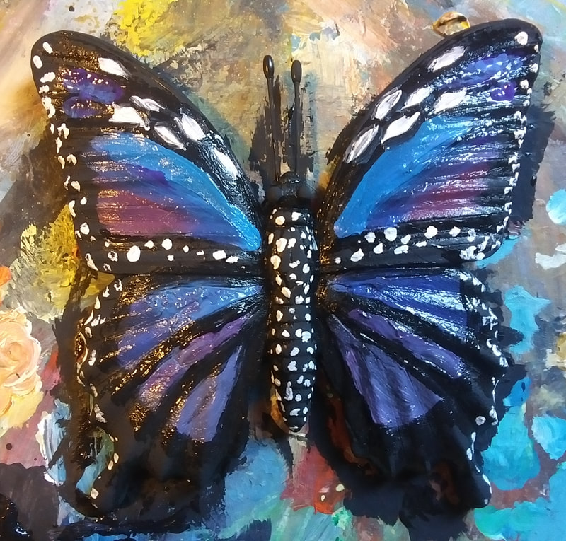 Acrylic painting - butterfly