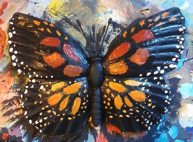 Acrylic painting - butterfly